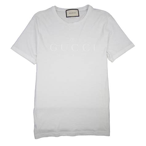 gucci shirt classic white|white Gucci shirt girls medium.